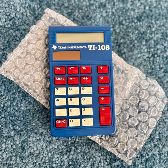 TEXAS INSTRUMENTS | TI-108 handheld solar powered calculator - new! - Picture 4 of 9